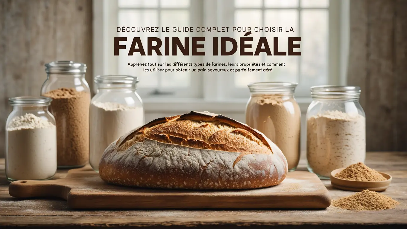 Découvrez le guide complet pour choisir la farine idéale pour réussir votre pain. Apprenez tout sur les différents types de farines, leurs propriétés et comment les utiliser pour obtenir un pain savoureux et parfaitement aéré.