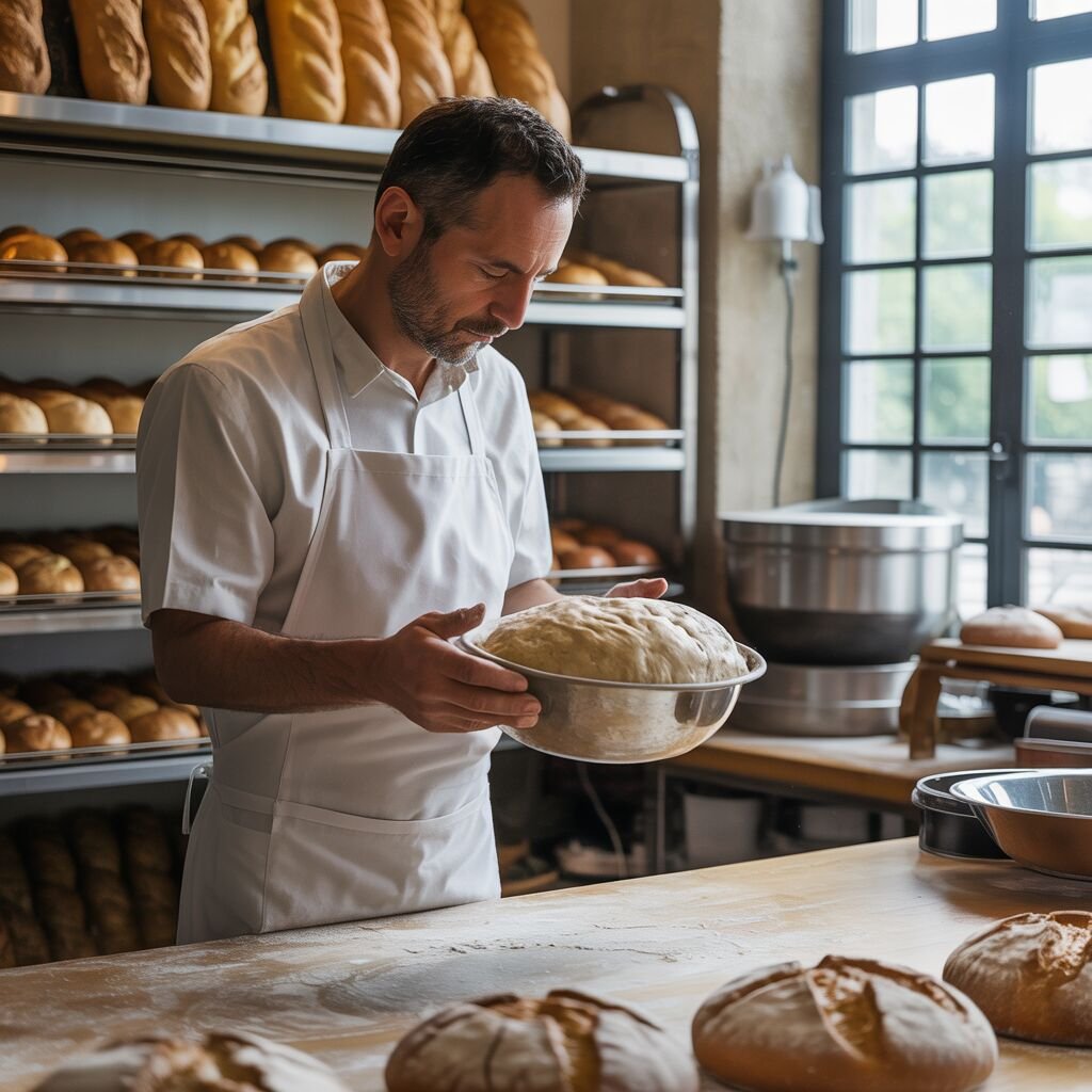 Découvrez les secrets et techniques de la fermentation en boulangerie pour améliorer vos pains et pâtisseries. Apprenez à maîtriser les processus de fermentation afin d'obtenir des saveurs riches et des textures parfaites. Transformez votre art de la boulangerie avec des astuces professionnelles et soyez le boulanger que vous avez toujours rêvé d'être.